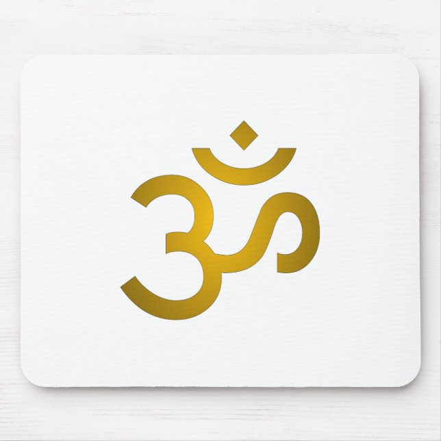 Mousepad Plad do mouse Devanagari Om (Frente)