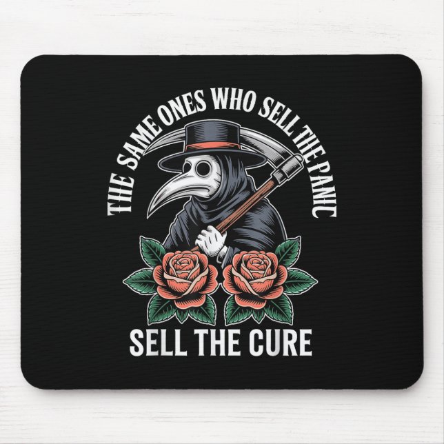 Mousepad Plague Doctor The Same One Who Sells The Panic Sel (Frente)