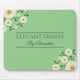 Mousepad Planejador de Evento de Margarida Floral Personali