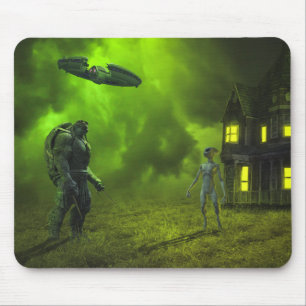 Mousepad Planeta Alienígena muito Legal