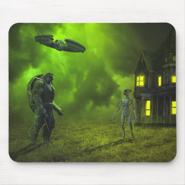 Mousepad Planeta Alienígena muito Legal (Frente)