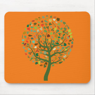 Mousepad Planeta ecológico da árvore Greenie