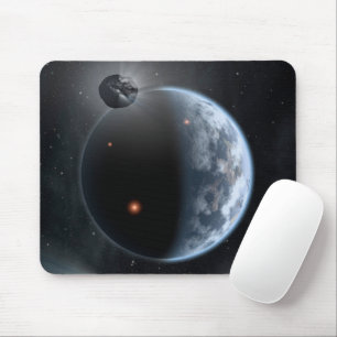 Mousepad Planeta Semelhante À Terra Com Oceanos Revendo Sua