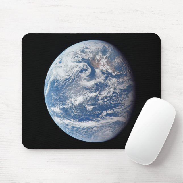 Mousepad Planeta Terra Tirada Pela Tripulação Apollo 11. (Com mouse)