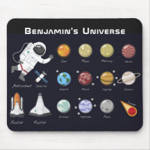 Planetas Infantis Monograma Monograma Universo Col