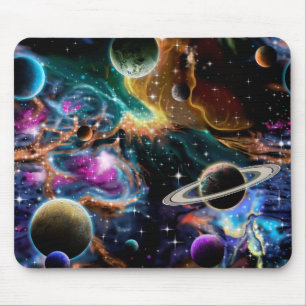 Mousepad Planetas Stars Nebula