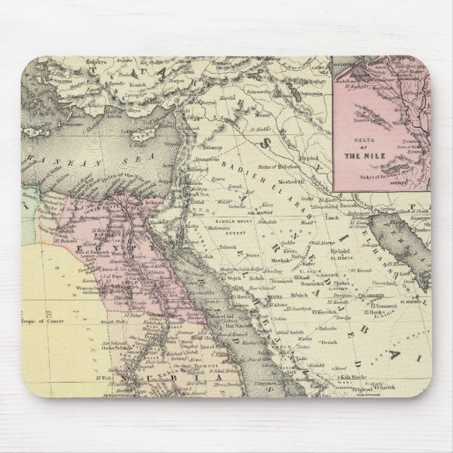 Mousepad Planilha do Nordeste da África (Frente)