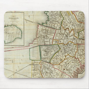 Mousepad Plano de Boston e Charleston