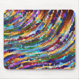 Mousepad Plano de fundo ondulado de baixa Poly