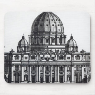 Mousepad Plano de St Peter, Roma, gravada perto