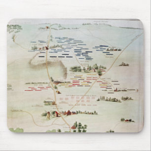 Mousepad Plano e ideia da batalha de Waterloo