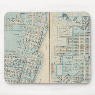 Mousepad Planos de Lyon e Clinton, Condado de Clinton