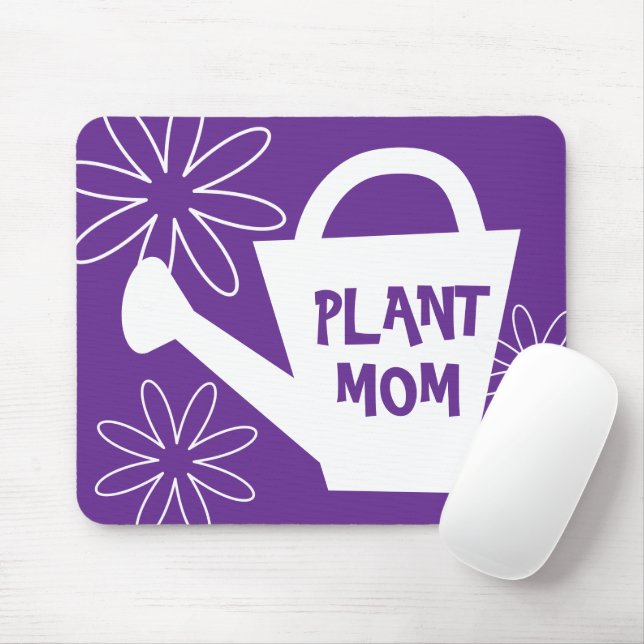 Mousepad Planta Mãe Engraçado, citação de um brasão (Com mouse)