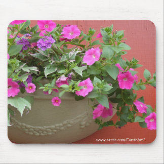 Mousepad Plantador cor-de-rosa dos petúnias