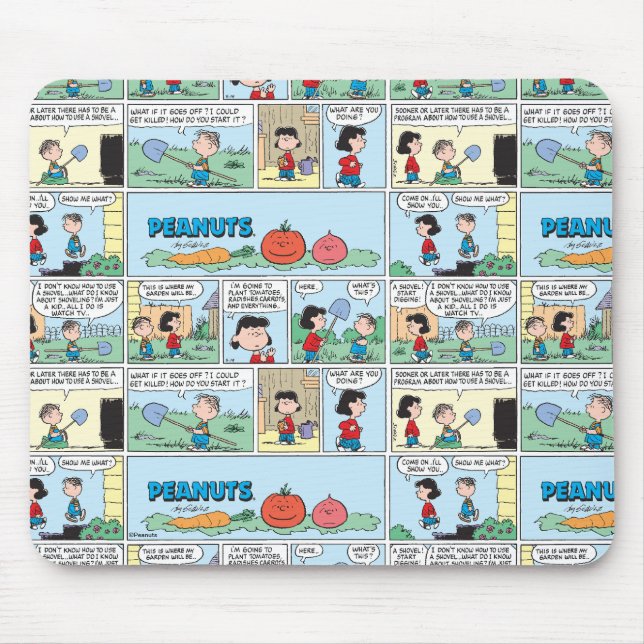 Mousepad Plantando Um Jardim Vegetal (Frente)