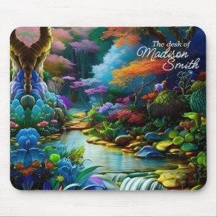 Mousepad Plantas alienígenas e Jardim das Cascas bonito