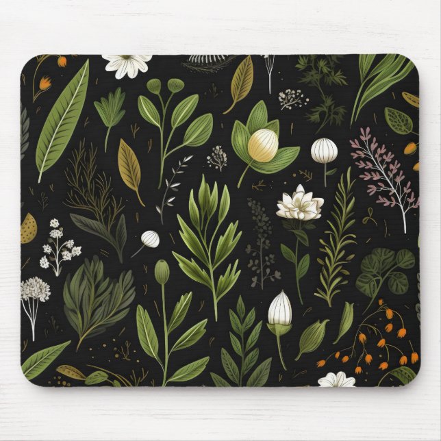 Mousepad Plantas Verdes da Natureza (Frente)