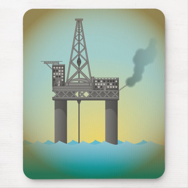 Mousepad Plataforma de Petróleo (Frente)