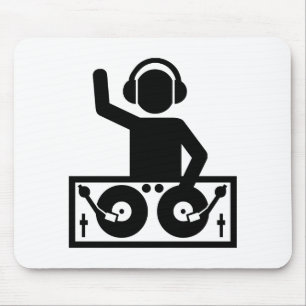 Mousepad Plataformas giratórias do DJ
