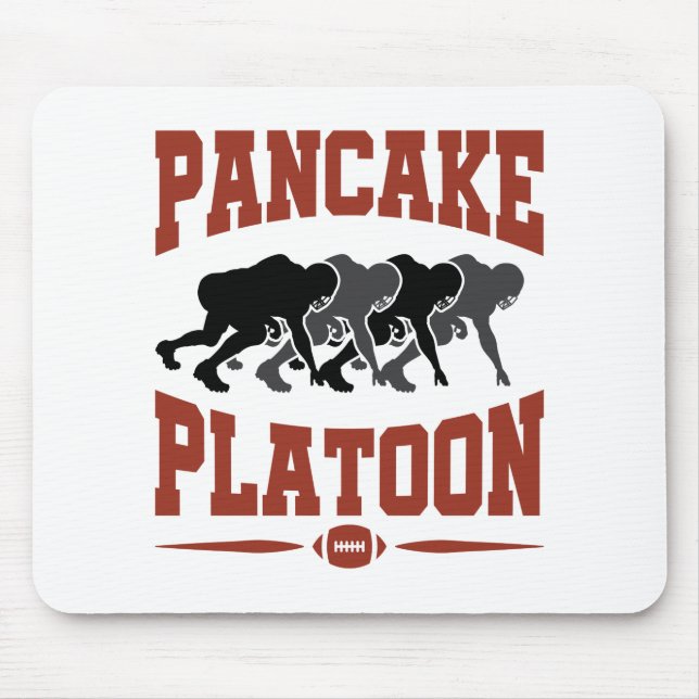 Mousepad Platão Lineman Pancake, Ofensiva de Futebol (Frente)