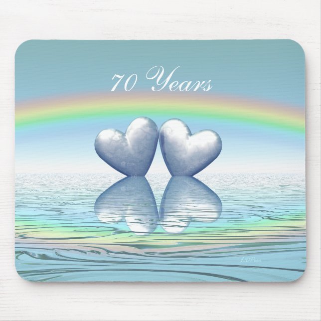 Mousepad Platinum Hearts do 70 (Frente)
