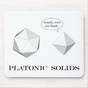 Mousepad platônico dos sólidos