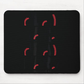 Mousepad Play Hard Pray Hard Youth Boy Christian Baseball J