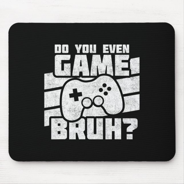 Mousepad Playing Video Games - Pc Console Gaming - Funny Vi (Frente)
