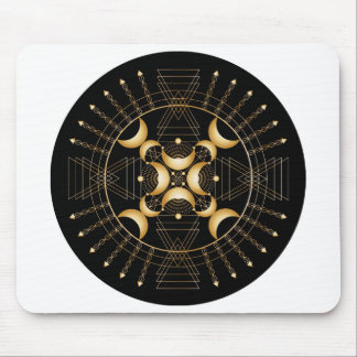 Mousepad Plexus Solar Chkra Shadow Mandala