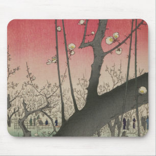 Mousepad Plum Estate Japonês Edo Woodblock Plum