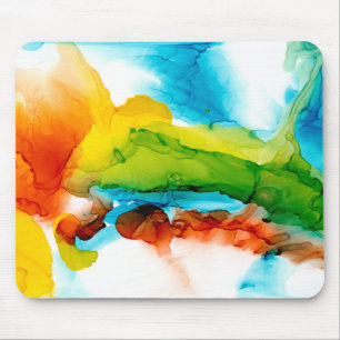 Mousepad Pluma Principal - Cores de Água
