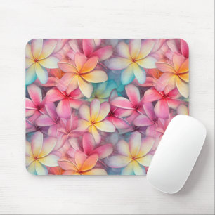 Mousepad Plumeria Tropical Colorida Patterada por Frangipan