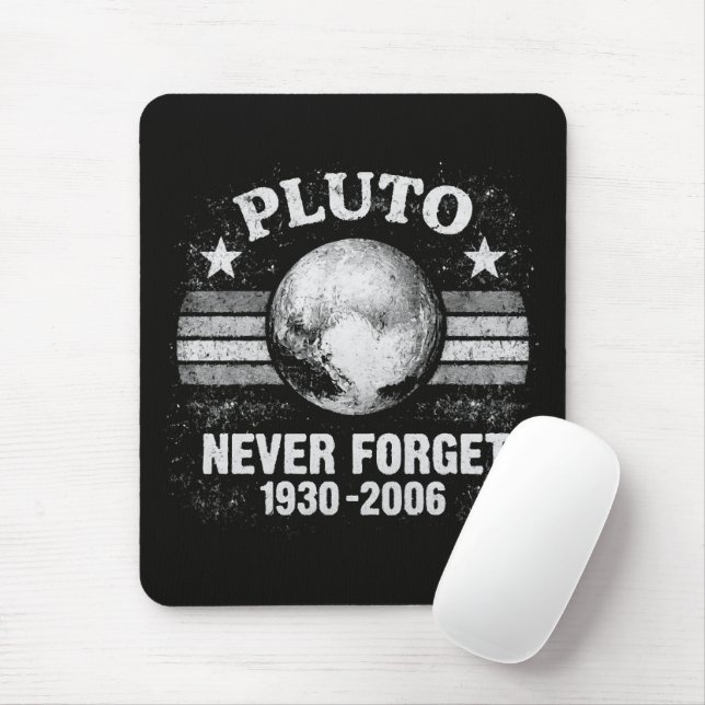 Mousepad Plutão Nunca Esqueça (Com mouse)