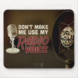 Mousepad PMRP Rádio Almofada de Voz
