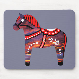 Mousepad Png de cavalo folk Dala- mudar a cor/imagem do cav