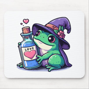 Mousepad Poção de amor kawaii de bruxa