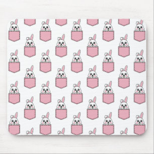 Mousepad Pocket Pet Bunny Pattern