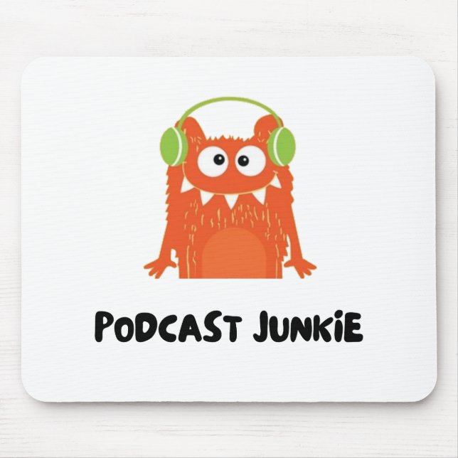 Mousepad Podcast junkie (Frente)