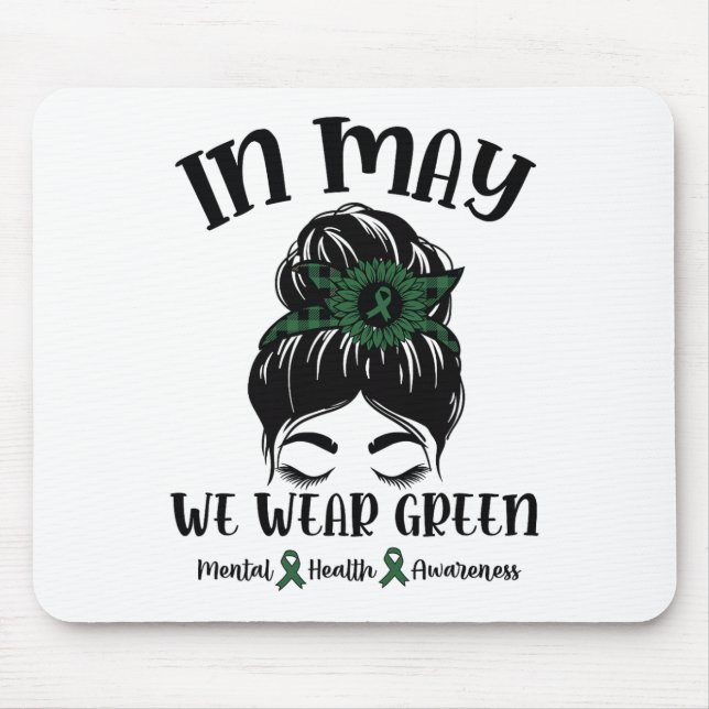 Mousepad Podemos Vestir a Consciência Mental Verde 1 (Frente)