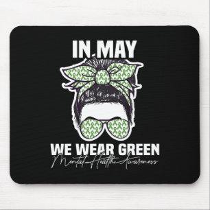 Mousepad Podemos Vestir a mensagem verde de conscientização