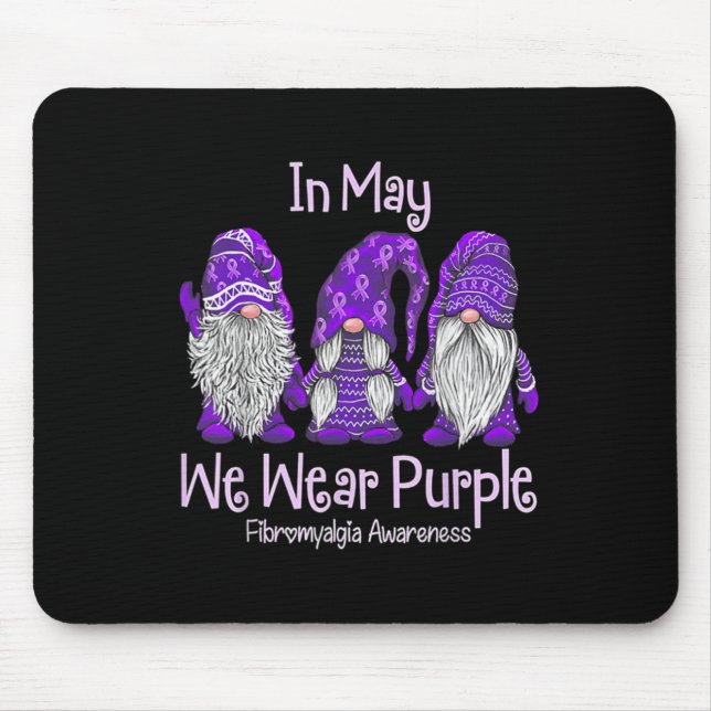Mousepad Podemos Vestir Roxo Para O Sono De Consciência Da  (Frente)