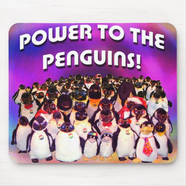 Mousepad "Poder aos pinguins " (Frente)