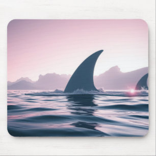 Mousepad Poder da Barbatana de Tubarão