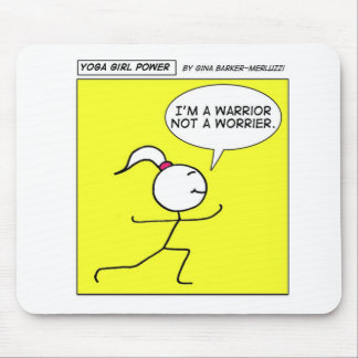 Mousepad Poder da menina da ioga