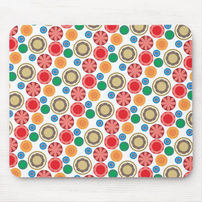 Mousepad Poder das Flores em Fileiras 002 (Frente)
