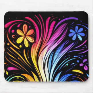 Mousepad Poder das Flores em um Computador de Mesa Estilo A