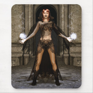 Mousepad Poder de dentro da arte gótico da fantasia