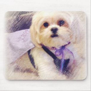 Mousepad Poder do filhote de cachorro de Bella