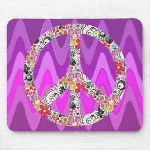 Mousepad Poder Floral Paz I - sinus pnk