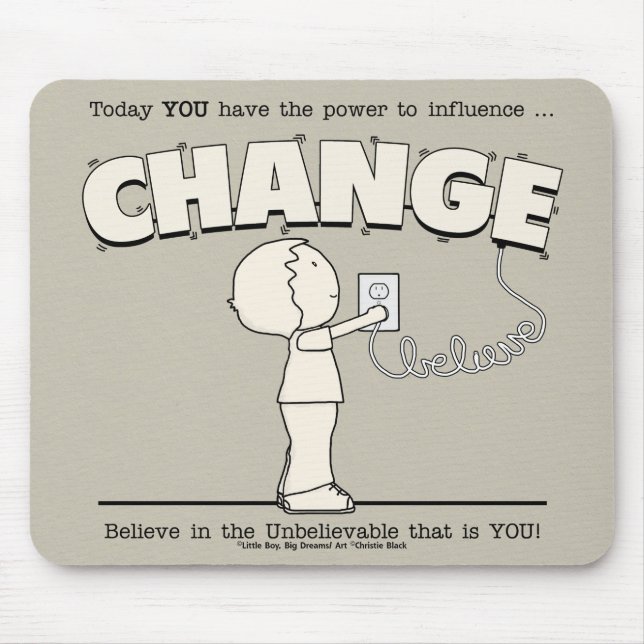Mousepad Poder para mudar (Frente)